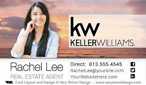 Design and print re/max real estate business cards. Keller Williams Realtor Business Cards For Kw Associates 15a Pink And White