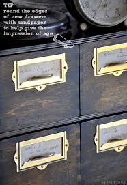 The Painted Hive Ikea Hack Card File Drawers Clever Girl Card Files Ikea Drawers Summer Diy Projects