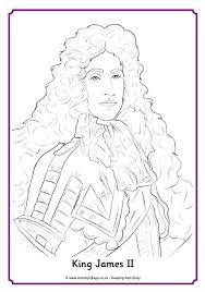 King James Ii Colouring Page Ancient Greece History Coloring Pages King James