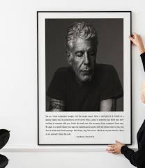 Anthony Bourdain Quote Print, Eat at a Local Restaurant Tonight. Frame and  Unframed Options - Etsy