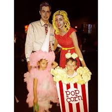 Inspiration Accessories Diy Cotton Candy Popcorn Pop Art Halloween Family Costume Idea Cotton Candy Costume Candy Costumes Family Costumes