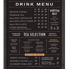 Modern Menu Board Design World Of Printable And Chart