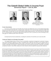 The Gabelli Global Utility & Income Trust