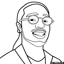 Supercoloring.com is a super fun for all ages: Hip Hop Rap Star Online Coloring Pages