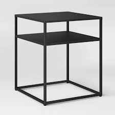Glasgow Metal End Table Black Project 62 Metal End Tables End Tables Black Side Table