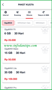Bagi para pengguna jaringan seluler dari telkomsel, maka tidak ada salahnya jika mencoba cara daftar paket internet telkomsel untuk mendapatkan kuota besar dengan harga yang lebih murah. Paket Gigamax Telkomsel Harganya Lebih Murah