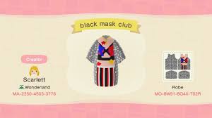 Harley Quinn Birds Of Prey Black Mask Club Outfit On Twitter In 2020 Animal Crossing Memes Animal Crossing Animal Crossing Qr Codes Clothes