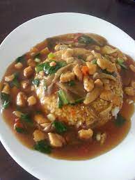 Nasi Siram Ayam Jamur Made By Gege Masakan