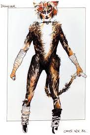Demeter Original Costume Design John Napier 1982 Broadway Production Cats The Musical Costume Cats Musical Jellicle Cats