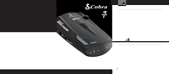 It makes an excellent gift for anyone that drives or commutes frequently and boasts a lasereye feature. Cobra Esr 700 User Manual Page 1