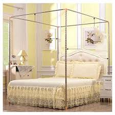 Twin bed size / single bed size. Edelstahl Baldachin Moskitonetz Bettuberdachung Yoganhjat Moskitonetzhalter Vier Eckbett Gestell Fur Twin Full Queen California King King Size Metallbett Bettwaren Bettwasche Kuche Haushalt Wohnen Livemillennium Com