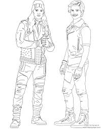 Tauchen sie mit den jungen erben böser zauberer in die fabelhafte welt von disney ein. Evie Coloring Pages Coloring Home