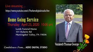 Funeral Service Vadaketh Thomas George Youtube Funeral Services George Great Are You Lord
