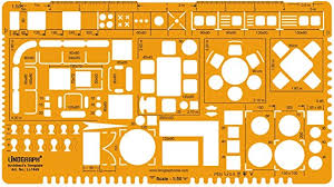 Booklet cover set printer to print this page at 7.55w x 10.36h if you want a booklet cover print onto. Amazon Com Architectural Drawing Template Stencil Architect Technical Drafting Supplies Furniture Symbols For House Interior Floor Plan Design 1 50 Scale Home Kitchen