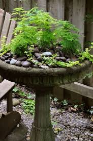 Bird Bath With Solar Light And Planter 3 Beautiful Birdbath Planters Bird Bath Garden Miniature Garden Bird Bath Planter