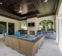 in the outdoor kitchen with tres jolie