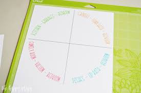 Draw Cut Chore Chart With Curved Text In Cricut Design