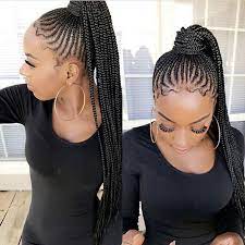 Apart from your creativity, braided ponytail's simplicity & variety making it popular. 2 587 Likes 10 Comments Blackhair Flair Blackhair Flair On Instagram Shaquellra Braid Natural Hair Styles Braided Hairstyles African Braids Hairstyles
