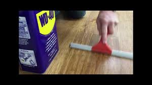 fix your squeaky floors with wd 40