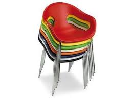 Silla Apilable Con Brazos Sunny Plastico 4g Area Declic Chair Stackable Chairs Garden Chairs