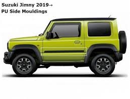 Bloody hell, the jimny is a lot. Body Side Mouldings Suitable For Suzuki Jimny Jb74 2019 Door Molding 2 Pcs Kit Molding Trim Protector Cover Black Color Buy Online In Dominica At Dominica Desertcart Com Productid 115210424