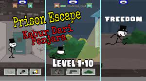 Jawaban Prison Escape Stickman Adventure Level 1 2 3 4 5 6 7 8 9 10 Youtube