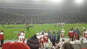 photos at ross ade stadium that are at the 50 yard line