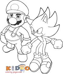 Printable thanksgiving coloring pages, coloring sheets and pictures kids, children. Super Mario And Shadow Colouring Pages Kids Coloring Pages