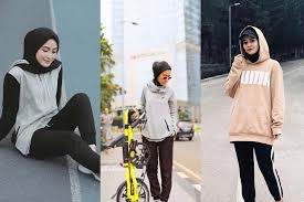 Daftar harga baju renang muslimah terbaru juni 2021. Cantik Dan Nyaman Ini Oufit Olahraga Untuk Wanita Berhijab Woke Id