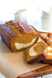 Thanksgiving pumpkin bread with cream cheese. Pin On Adrian Kitchen