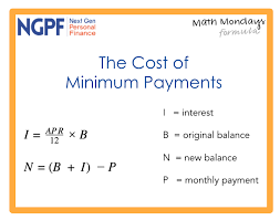 Check spelling or type a new query. Math Monday The Cost Of Minimum Payments Blog