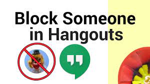 2/ that will bring up the previous conversation and show you the number or name at the top to know that this is who you wish to block. How To Block Someone In Google Hangouts Youtube