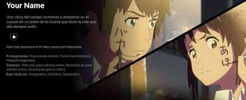 Mira el campo de los sueños en netflix en ee. Netflix Retira De Su Catalogo A Your Name A Tamashi