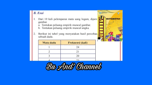 Matematika uji kompetensi 10 kelas 8. Uji Kompetensi 10 Matematika Kelas 8 B Esai No 1 5 Bab 10 Peluang Hal 308 Youtube