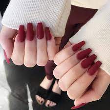 How to actually remove gel nail polish without destroying your nails. Handcess Ballerina Pure Colour Matte Coffin Nails Full Cover Matte False Gel Nails Art Tips Sets 24 Pieces Amazon De Beauty