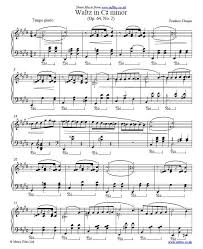 Frederic Chopin Waltz In C Minor Op 64 No 2 Piano Sheet Music Midi Mp3 The Memorable Qu Sheet Music Piano Sheet Music Classical Piano Sheet Music Free