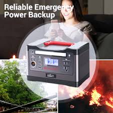 Upgraded rockpals 500w powerful portable solar generator: Rockpals 500w Portable Power Station 540wh Lithium Battery Solar Generator Backup Power Supply With 110v Ac Outlet 2 Dc Port Car Port Type C Qc 3 0 Emergency Light For Camping Home Cpap