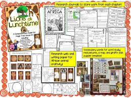 Lions At Lunchtime A Fun Reading And Writing Comprehension Unit Magic Tree House Books Writing Comprehension Magic Treehouse