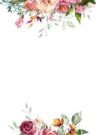 12 bunga mawar warna warni. 30 Background Undangan Pernikahan Elegan Simple Batik Bunga