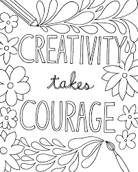 If you are looking for some mindful relaxation and stress reduction, these printable adult coloring pages are for you. Inspirational Quotes Coloring Pages Pdf Novocom Top