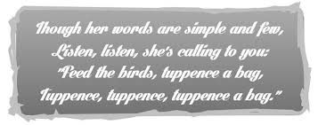 Bird Woman Mary Poppins Lyrics Mary Poppins Song Lyrics Are Practically Perfect In Every Way Oh My Disney Mary Poppins Songs Lyrics Mary Poppins Lyrics Mary Poppins Quotes