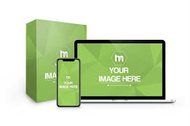 It will allow you to create. Use This Mockup Template With An Iphone Macbook And Standing Box To Showcase Your Digital Product Or Service Present Your Website Mobi Iphone Macbook Mockup