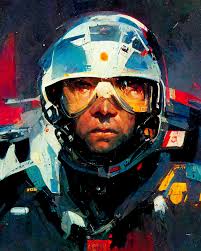 Star Citizen Box Art in the style of Famous Classic SciFi Artists (As  generated by Midjourney AI)