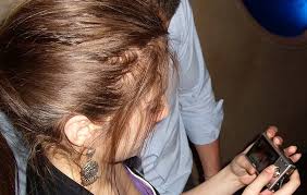 A downblouse candid exposes a nice puffy nipple - Voyeur Hub