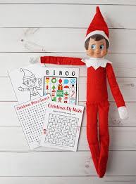 Printable Elf On The Shelf Activities In 2020 Elf On The Shelf Elf On Shelf Printables Christmas Elf