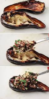 Stuffed Eggplant With Ground Beef The Mediterranean Dish Baby Eggplant Recipes Recipes Mediterranean Recipes