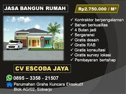 Kami adalah tim kontraktor profesional yang bergerak di bidang rancang bangun rumah baru, renovasi rumah, rangka baja ringan, konstruksi baja wf, cor beton dan dak rumah yang berada. Jasa Bangun Renovasi Rumah Surabaya Sidoarjo Wa 0895 3358 21507