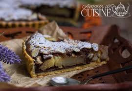 Tarte Poires Et Chocolat De Stephane Glacier Amour De Cuisine