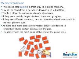 From matching games to digital crosswords, here are a few examples of memory games for seniors with dementia. Memory Games And Activities For Seniors