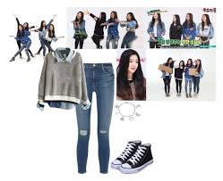 Red velvet irene filled out a form for weekly idol, but her attitude is under heavy criticism as netizens call her disrespectful. Red Velvet Weekly Idol 2014 Kpop Fashion Outfits Fashion Red Velvet Outfit